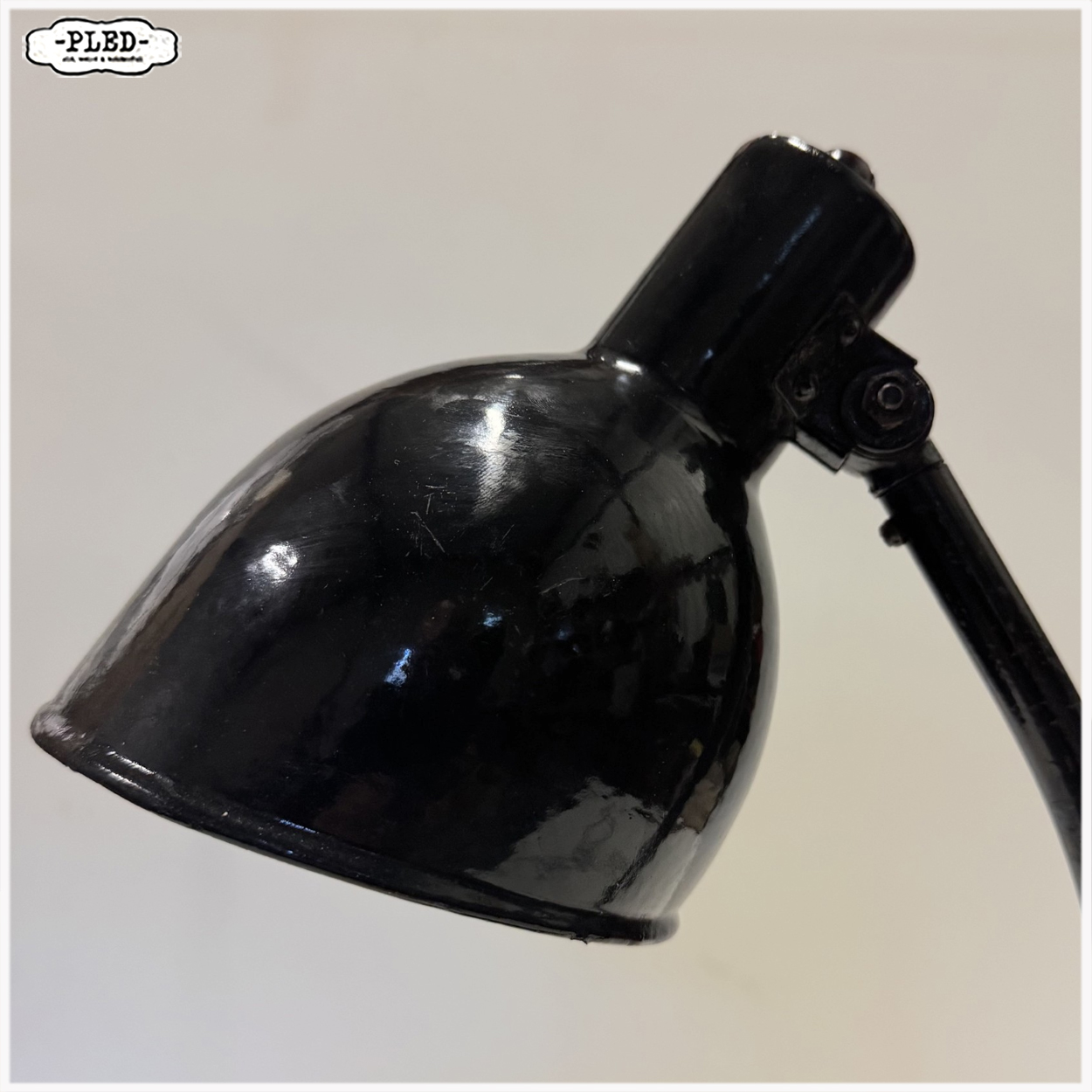 Hellux Hannover, bureaulamp, jaren 30 - Afbeelding 12