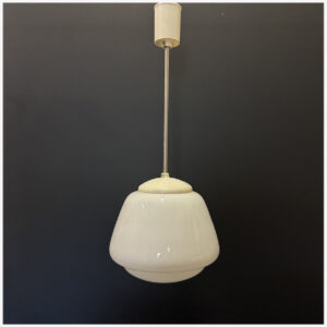Vintage opaline pendellamp, Tsjechië