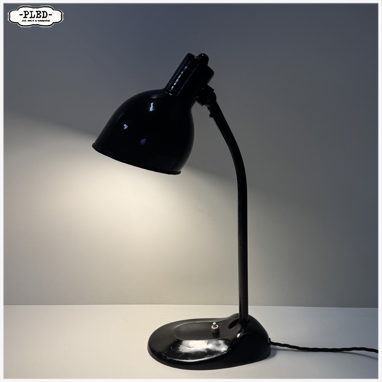 Hellux Hannover, bureaulamp, jaren 30 - Afbeelding 2