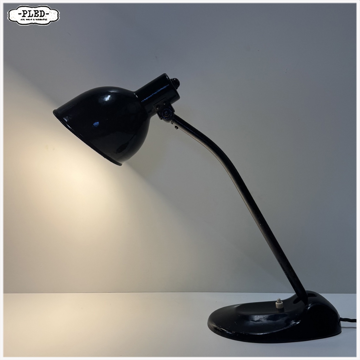 Hellux Hannover, bureaulamp, jaren 30 - Afbeelding 3