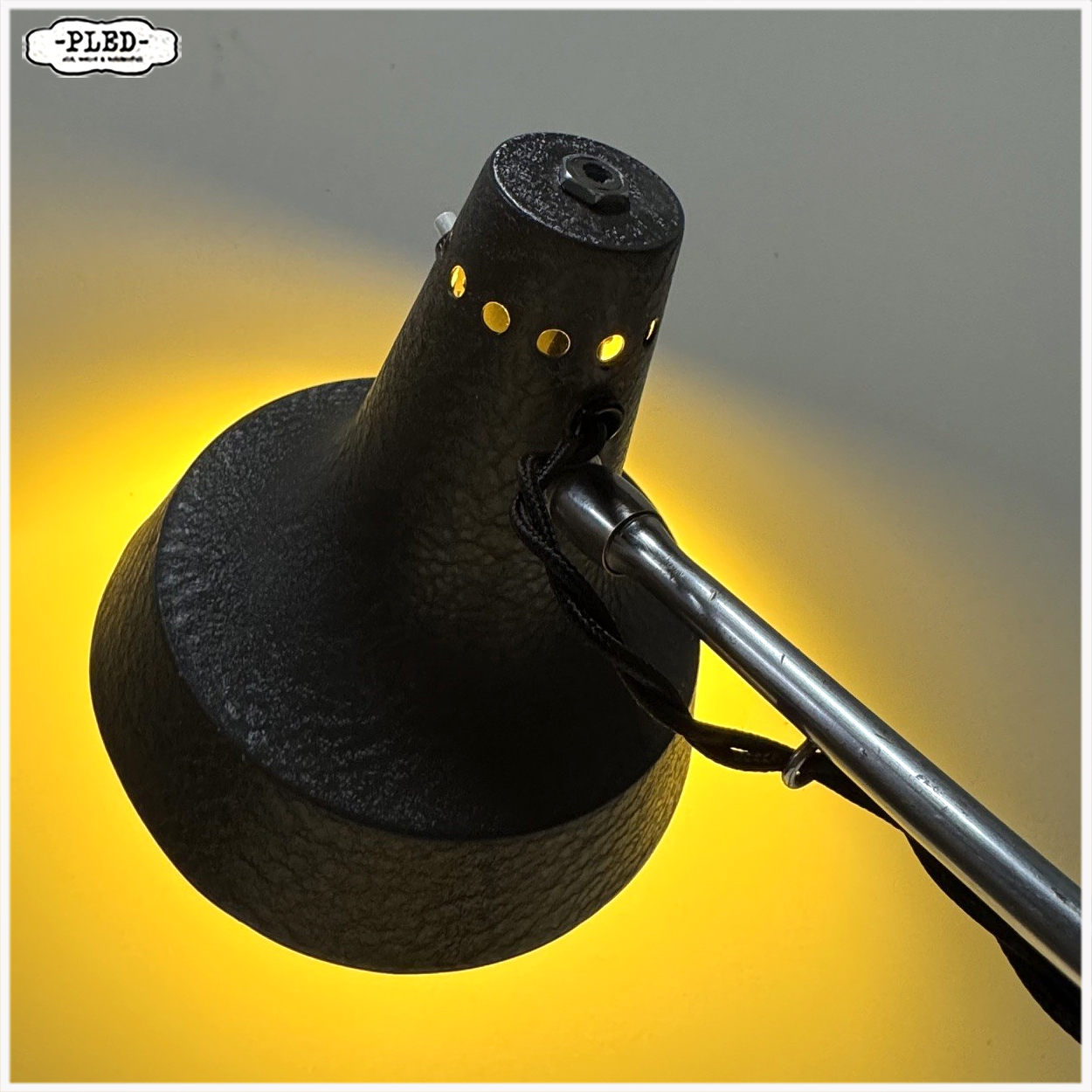 Vintage twee armige klemlamp, Duitsland, jaren 70 - Afbeelding 8