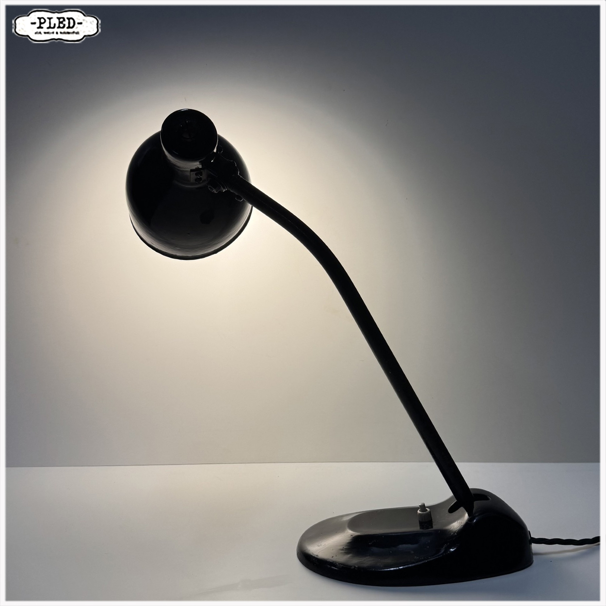 Hellux Hannover, bureaulamp, jaren 30 - Afbeelding 5