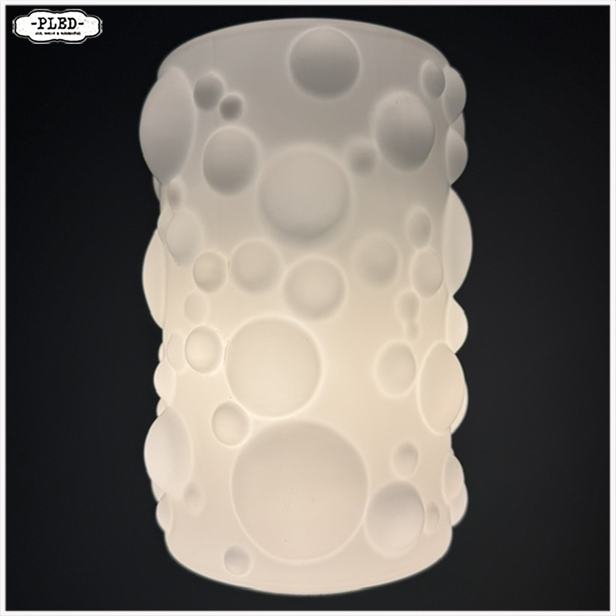 Opaline space age hanglamp, jaren 60 - Afbeelding 6
